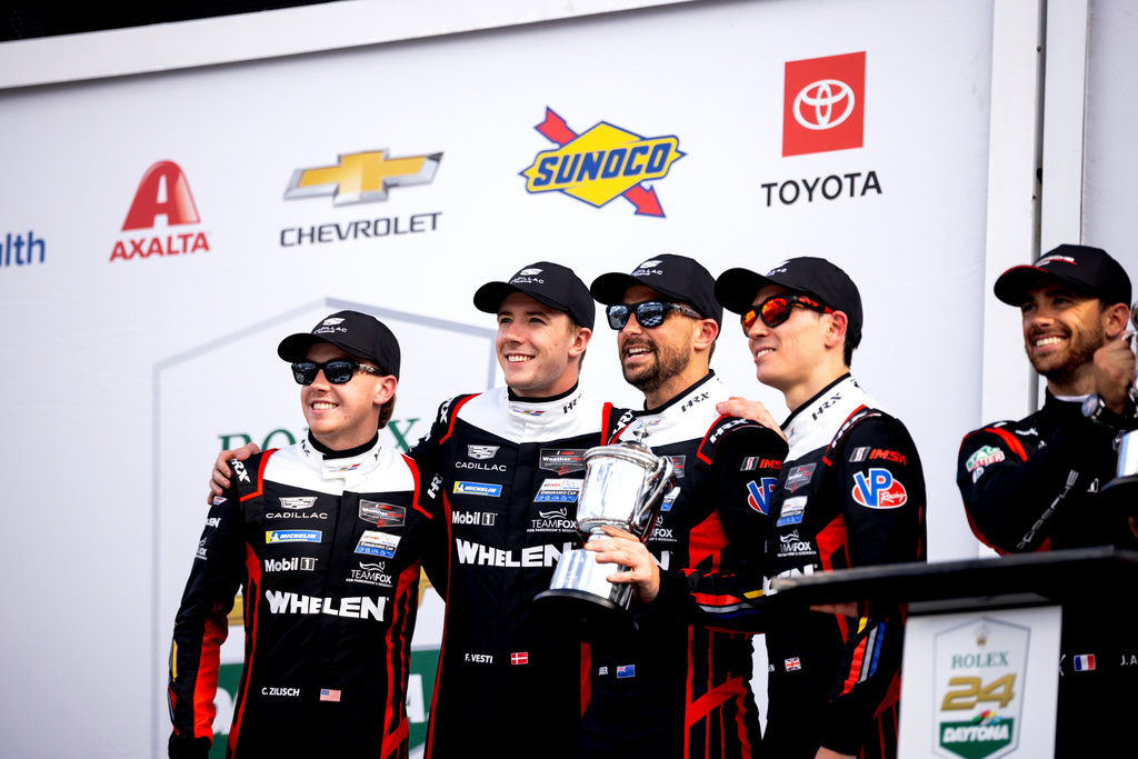 Efter 24 timer var Vesti 1.5 sekund fra sejren på Daytona
(Foto: Cadillac Racing)